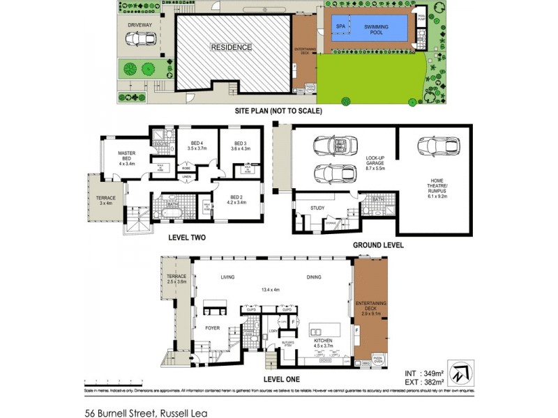 56 Burnell Street, Russell Lea NSW 2046 Floorplan