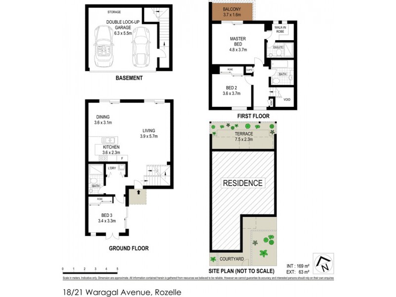 18, 21 Waragal Avenue, Rozelle NSW 2039 Floorplan