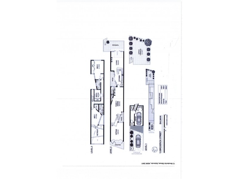 13 Broderick Street, Balmain NSW 2041 Floorplan