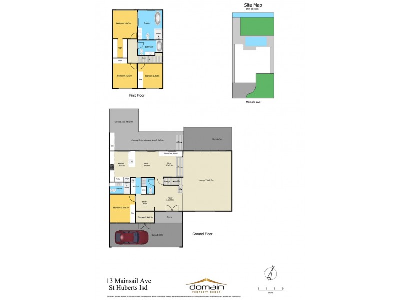 13 Mainsail Avenue, St Huberts Island NSW 2257 Floorplan