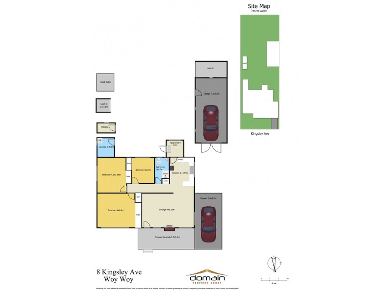 8 Kingsley Avenue, Woy Woy NSW 2256 Floorplan