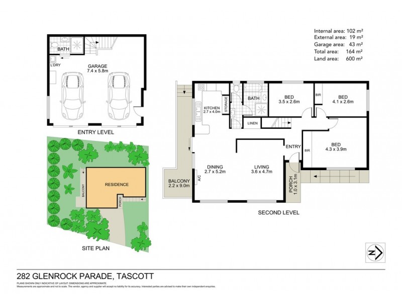 282 Glenrock Parade, Tascott NSW 2250 Floorplan
