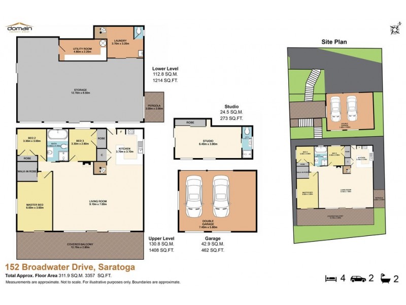 152 Broadwater Drive, Saratoga NSW 2251 Floorplan