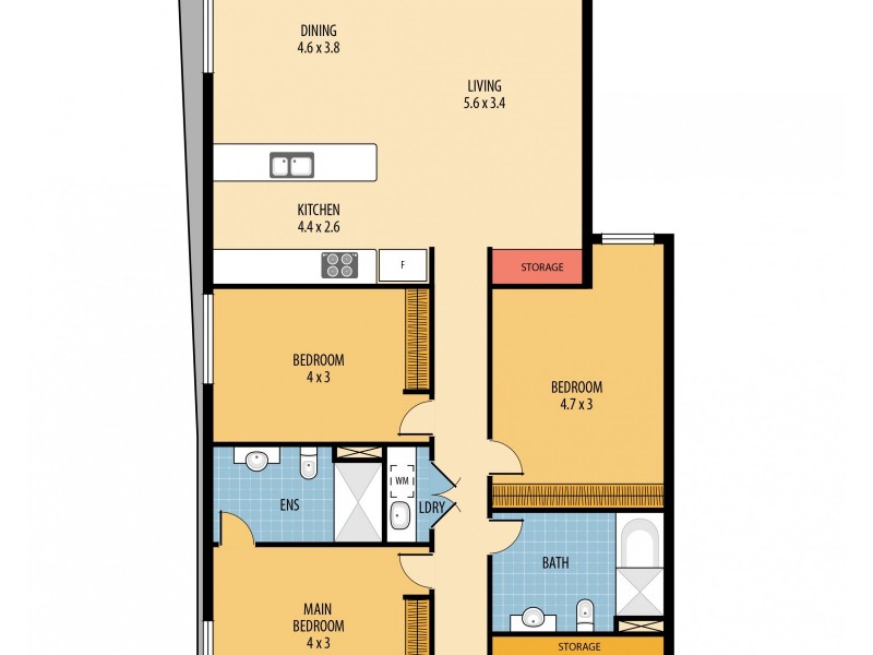 1501 25 Mann Street, Gosford NSW 2250 Floorplan