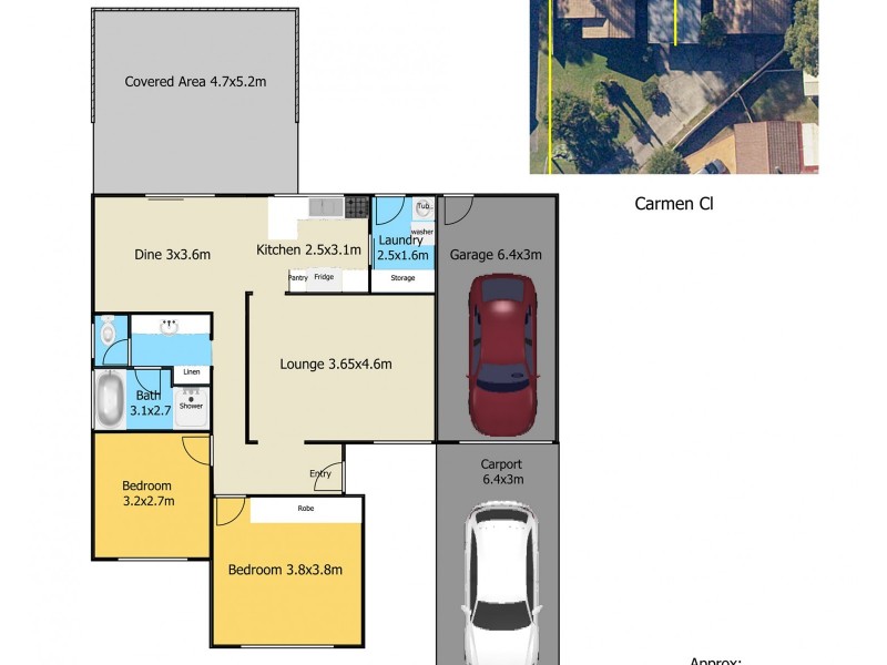 1/5 Carmen Close, Watanobbi NSW 2259 Floorplan
