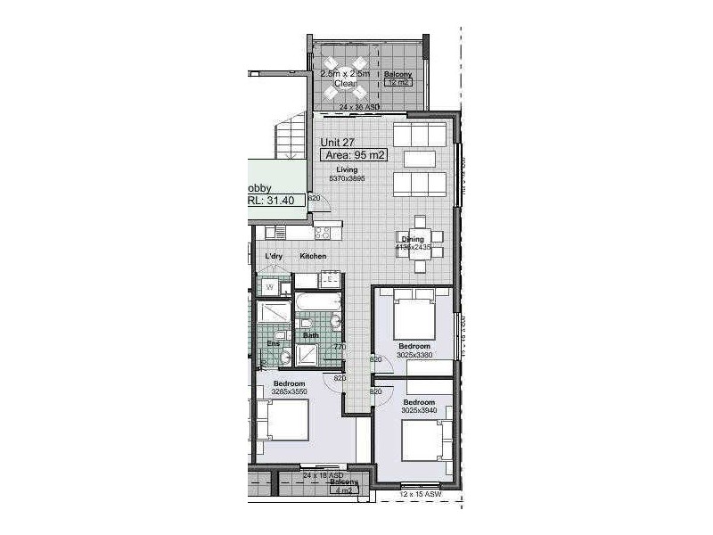 27/278-282 Railway Terrace, Guildford NSW 2161 Floorplan