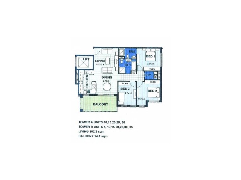 210/360-362 The Horsley Drive, Fairfield NSW 2165 Floorplan