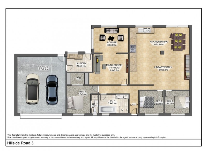 3 Hillside Road, Glass House Mountains QLD 4518 Floorplan