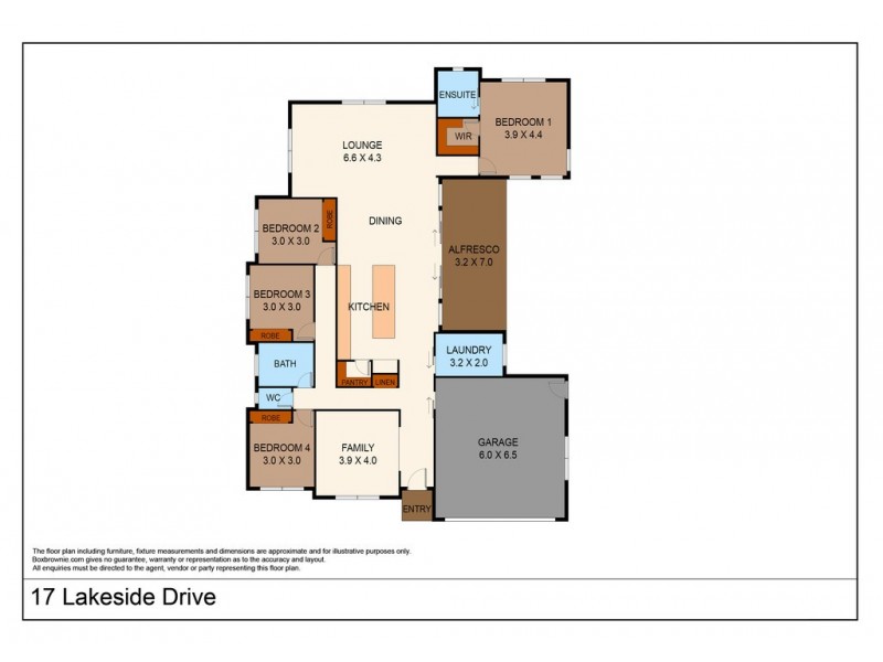 17 Lakefield Cresent, Beerwah QLD 4519 Floorplan