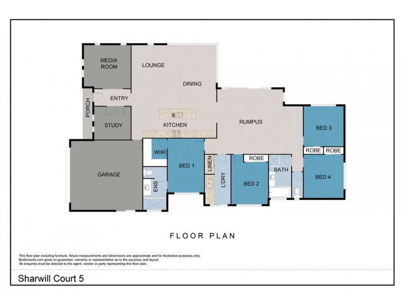 5 Sharwill Court, Glass House Mountains QLD 4518 Floorplan