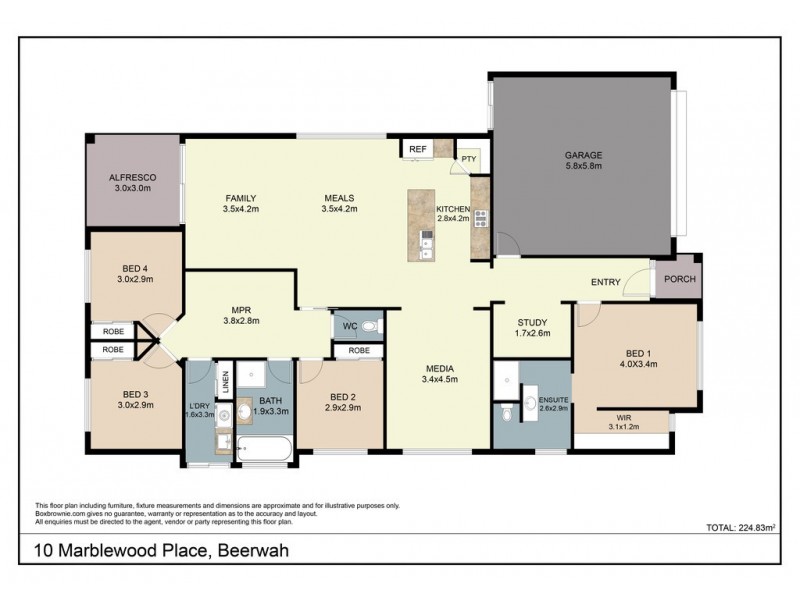 10 Marblewood Place, Beerwah QLD 4519 Floorplan