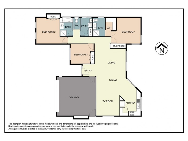 14 Flinders Ave, Beerwah QLD 4519 Floorplan