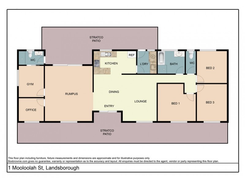 1 Mooloolah Street, Landsborough QLD 4550 Floorplan