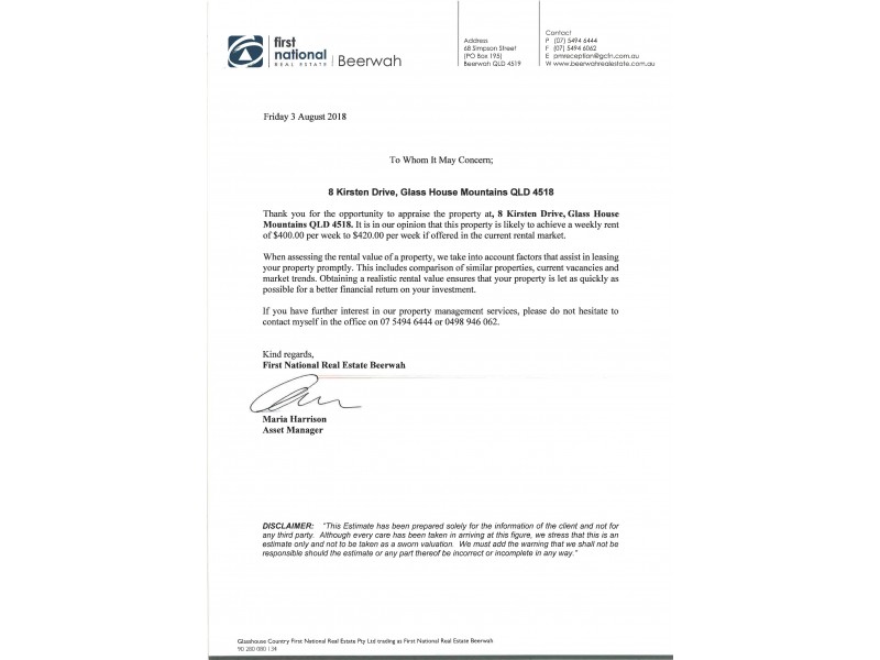 8 Kirsten Drive, Glass House Mountains QLD 4518