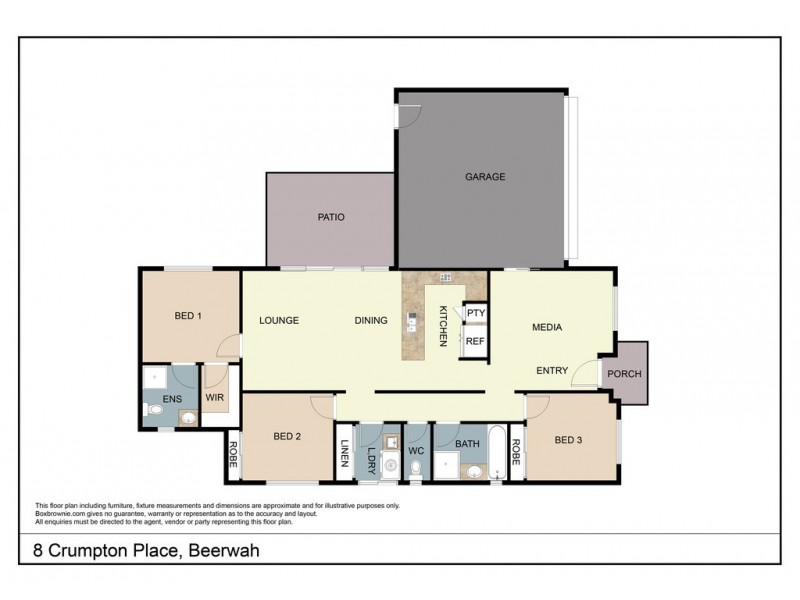 8 Crumpton Place, Beerwah QLD 4519 Floorplan