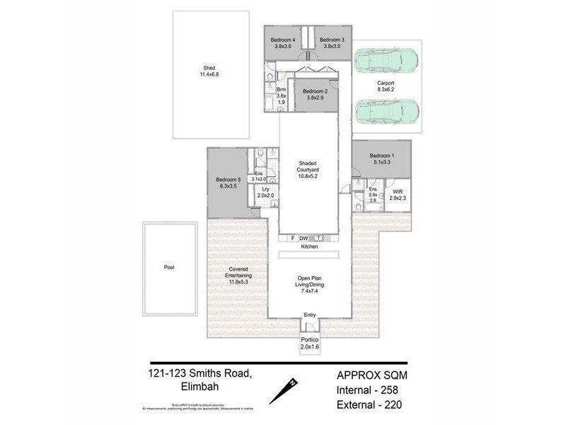 121-123 Smiths Road, Elimbah QLD 4516 Floorplan