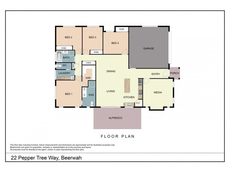 22 Pepper Tree Way, Beerwah QLD 4519 Floorplan