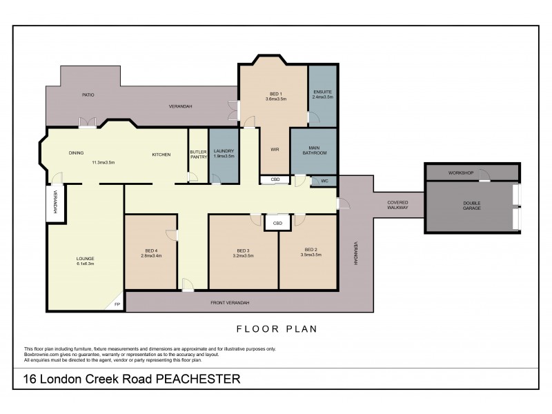 16 London Creek Road, Peachester QLD 4519 Floorplan