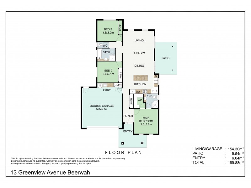 13 Greenview Avenue, Beerwah QLD 4519 Floorplan