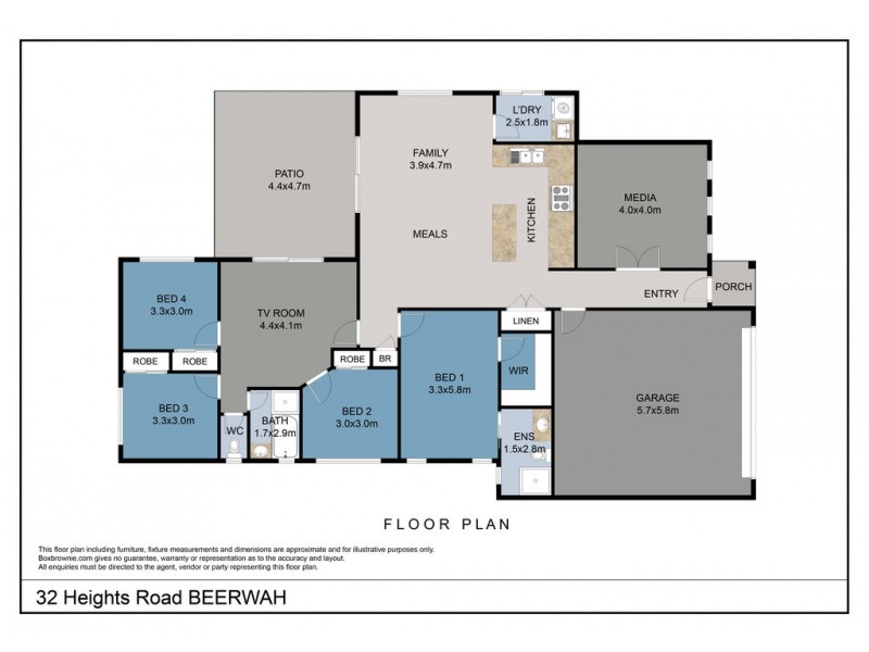 32 Heights Road, Beerwah QLD 4519 Floorplan