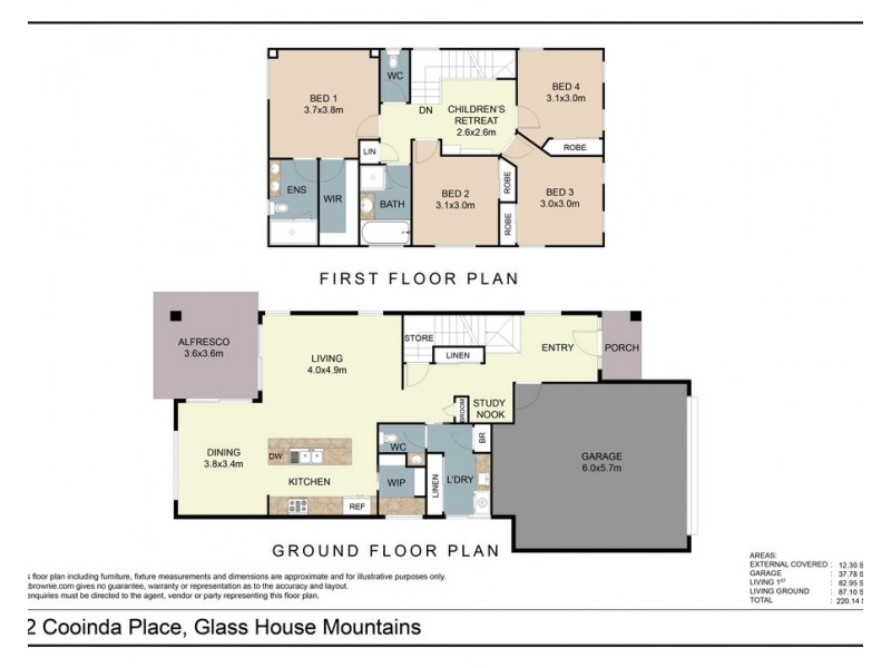 32 Cooinda Place, Glass House Mountains QLD 4518 Floorplan