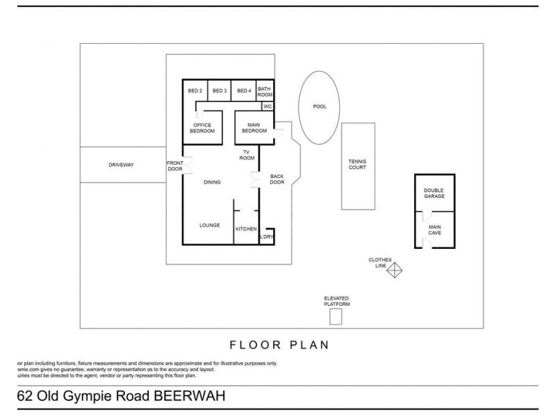 2462 Old Gympie Road, Beerwah QLD 4519 Floorplan