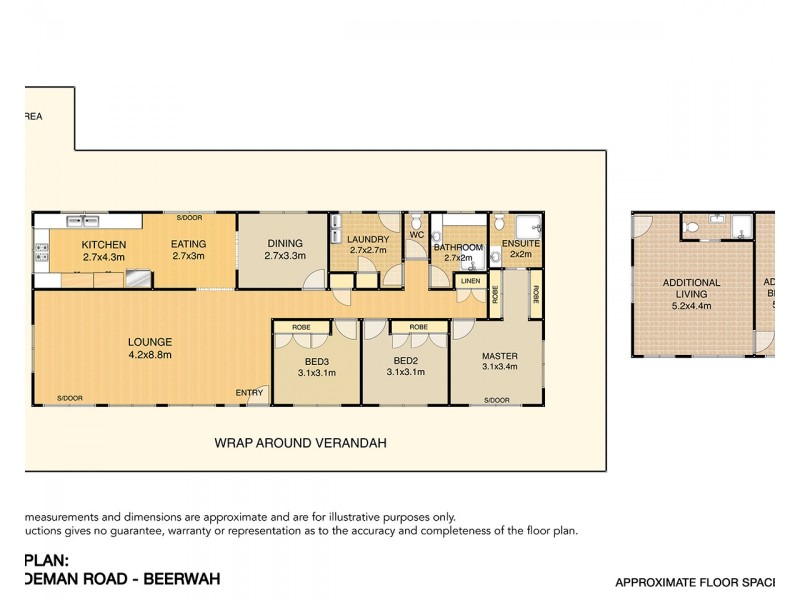 101 Lindeman Rd, Beerwah QLD 4519 Floorplan