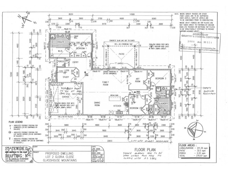 3 Gloria Close, Glass House Mountains QLD 4518 Floorplan