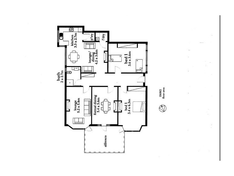 2/47 Mary Street, East Launceston TAS 7250 Floorplan
