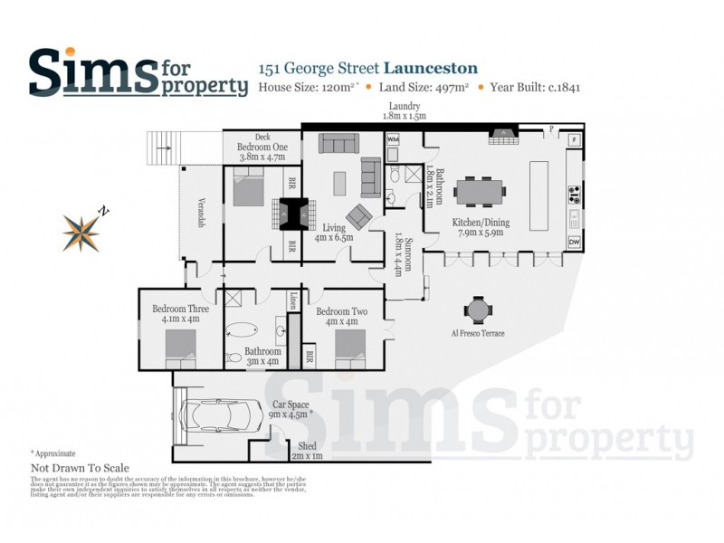 151 George Street, Launceston TAS 7250 Floorplan