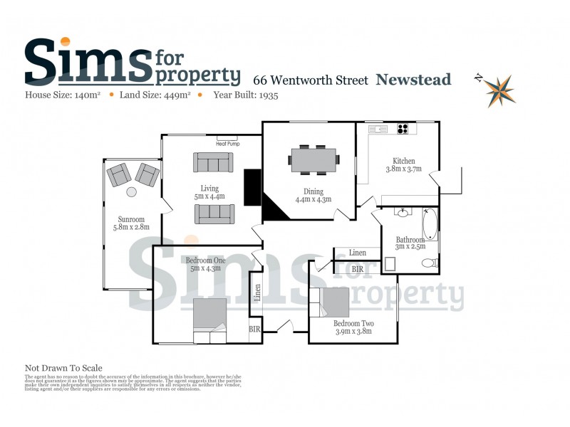 66 Wentworth Street, Newstead TAS 7250 Floorplan