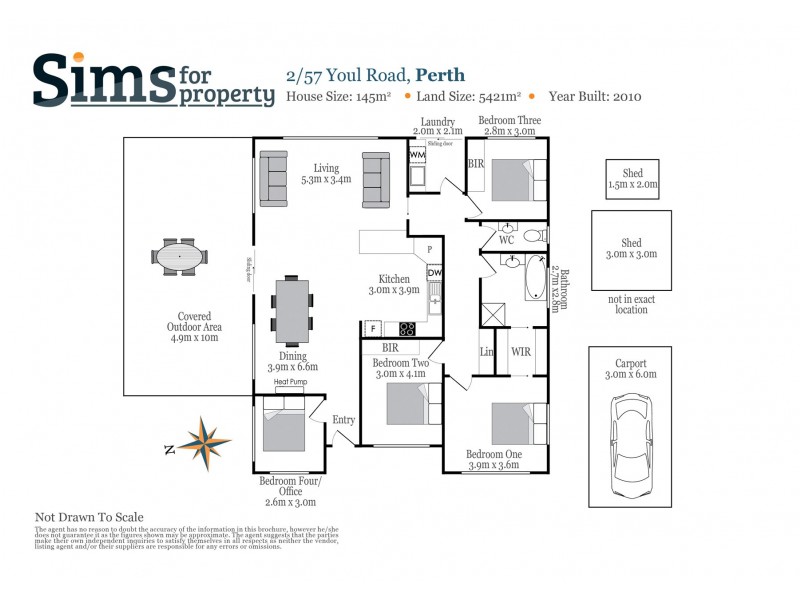 2/57 Youl Road, Perth TAS 7300 Floorplan