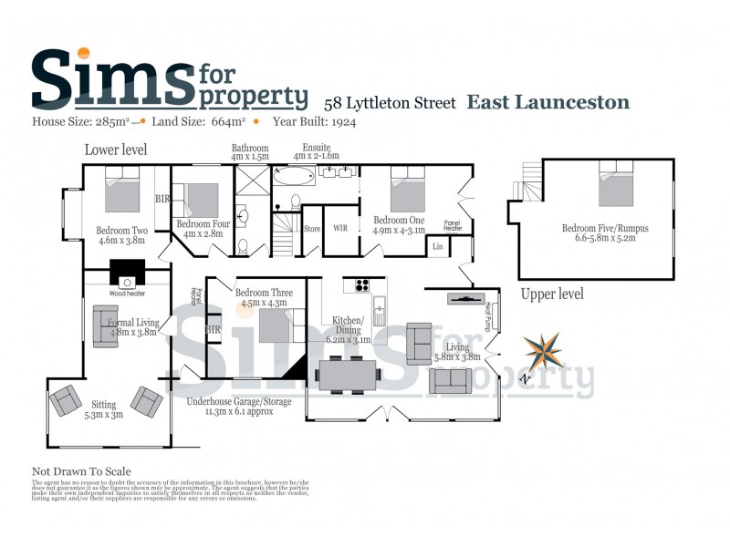 58 Lyttleton Street, East Launceston TAS 7250 Floorplan