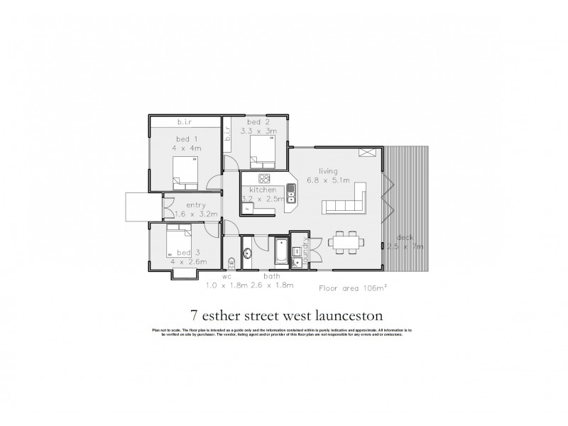 7 Esther Street, West Launceston TAS 7250 Floorplan
