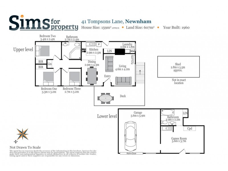 41 Tompsons Lane, Newnham TAS 7248 Floorplan