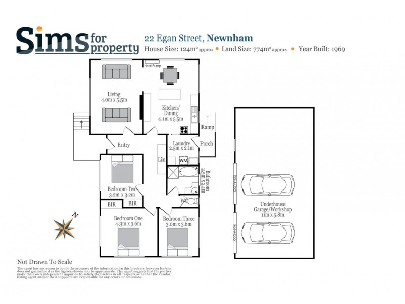 22 Egan Street, Newnham TAS 7248 Floorplan