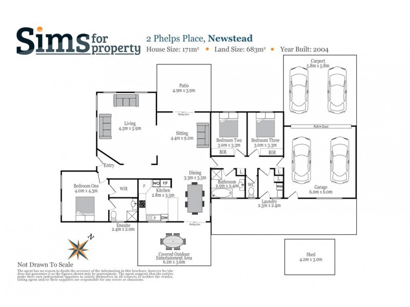 2 Phelps Place, Newstead TAS 7250 Floorplan