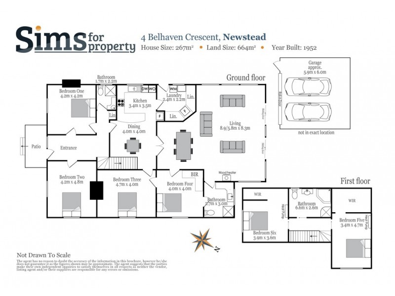 4 Belhaven Crescent, Newstead TAS 7250 Floorplan