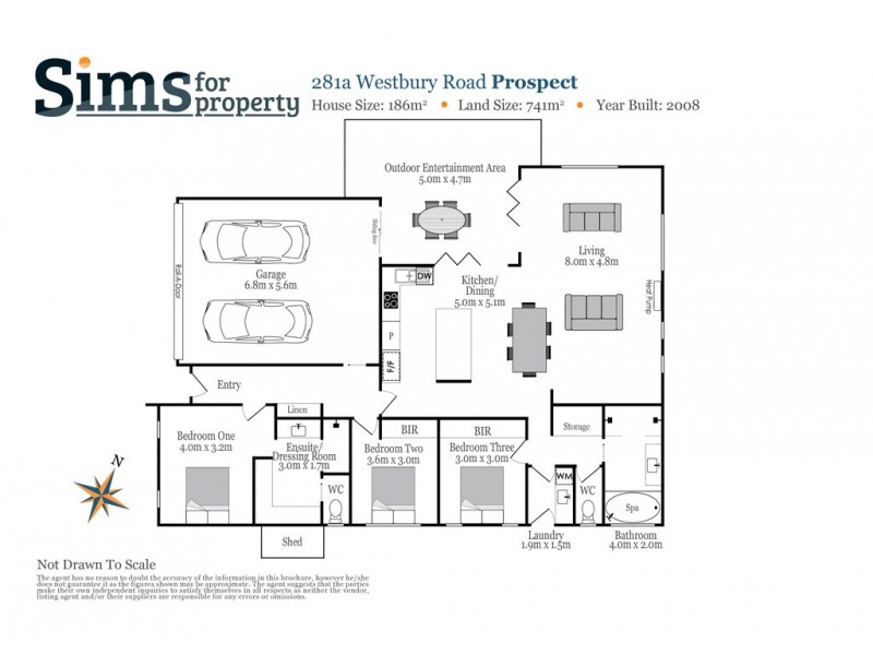 281a Westbury Road, Prospect Vale TAS 7250 Floorplan