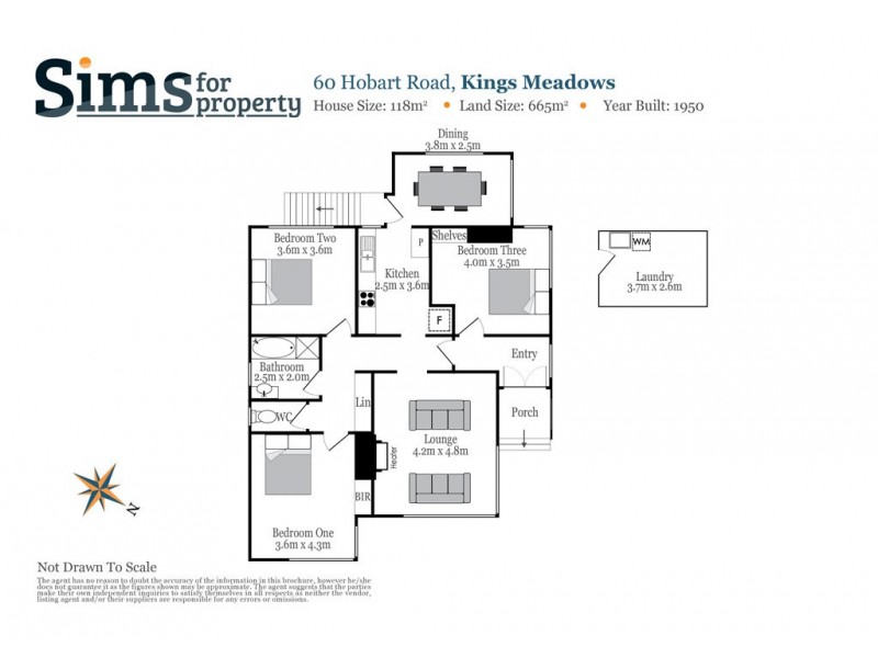 60 Hobart Road, Kings Meadows TAS 7249 Floorplan