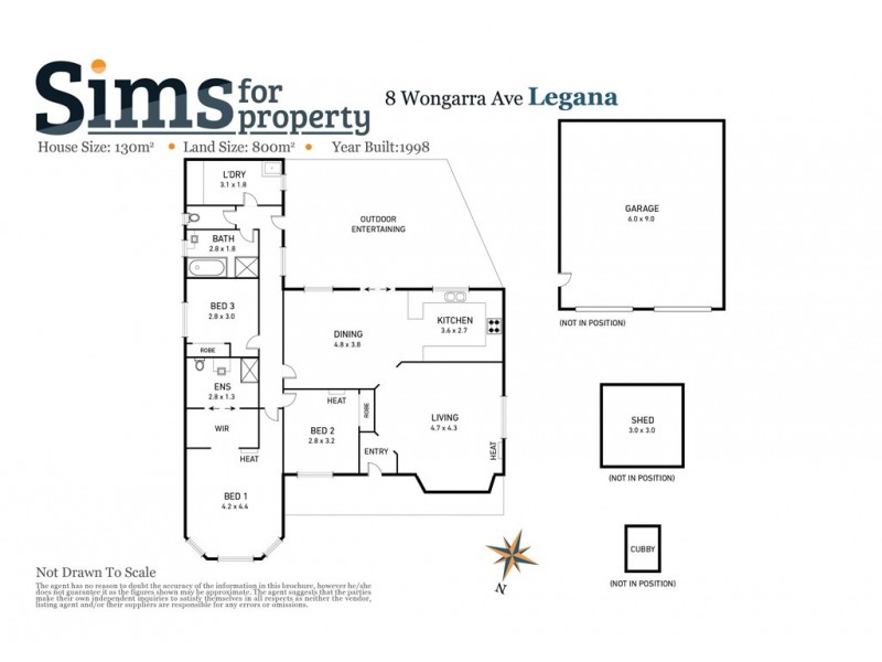 8 Wongarra Avenue, Legana TAS 7277 Floorplan