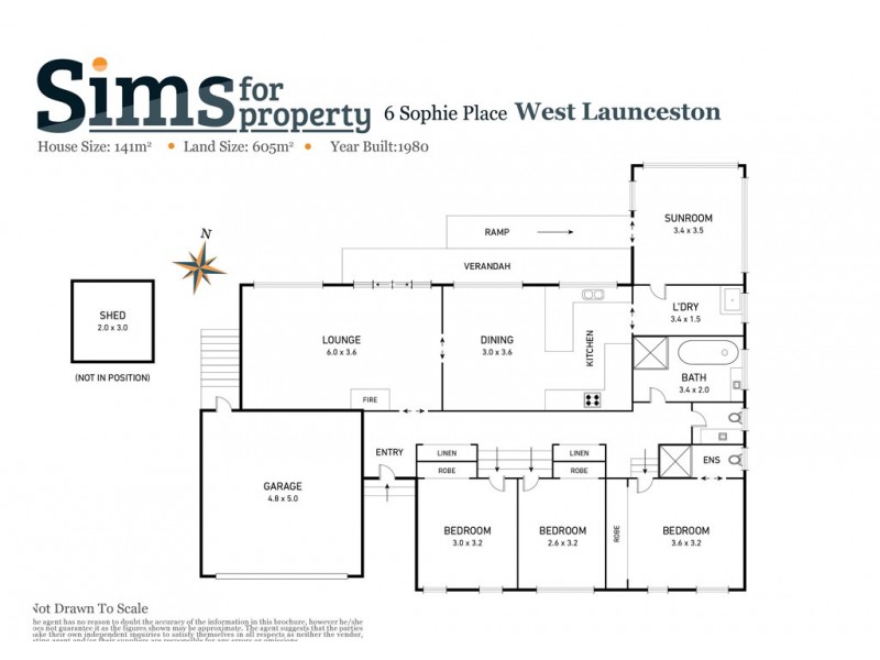 6 Sophie Place, West Launceston TAS 7250 Floorplan