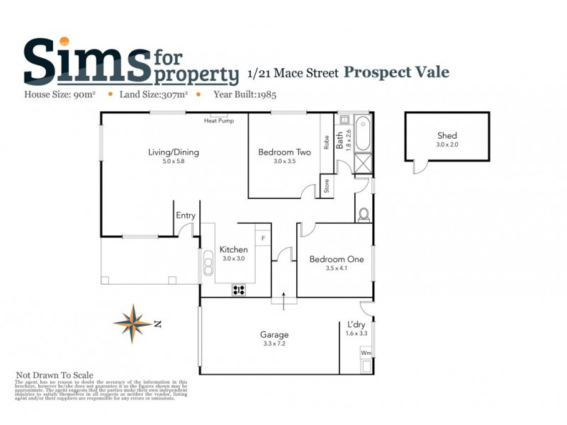 1/21 Mace Street, Prospect Vale TAS 7250 Floorplan