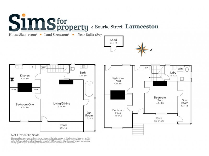 4 Bourke Street, Launceston TAS 7250 Floorplan
