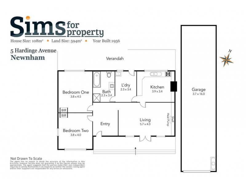 5 Hardinge Avenue, Newnham TAS 7248 Floorplan