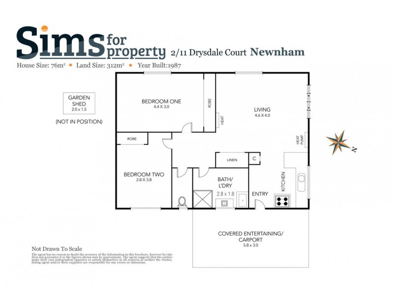 2/11 Drysdale Court, Newnham TAS 7248 Floorplan