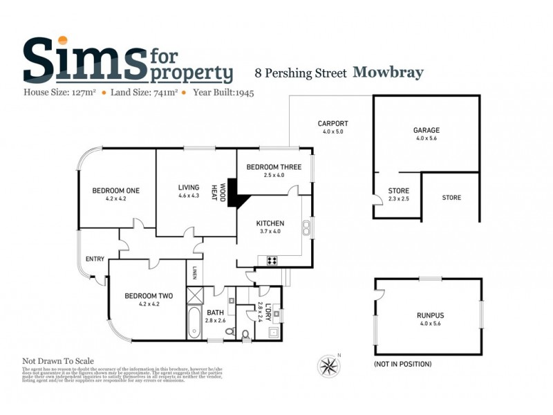 8 Pershing Street, Mowbray TAS 7248 Floorplan