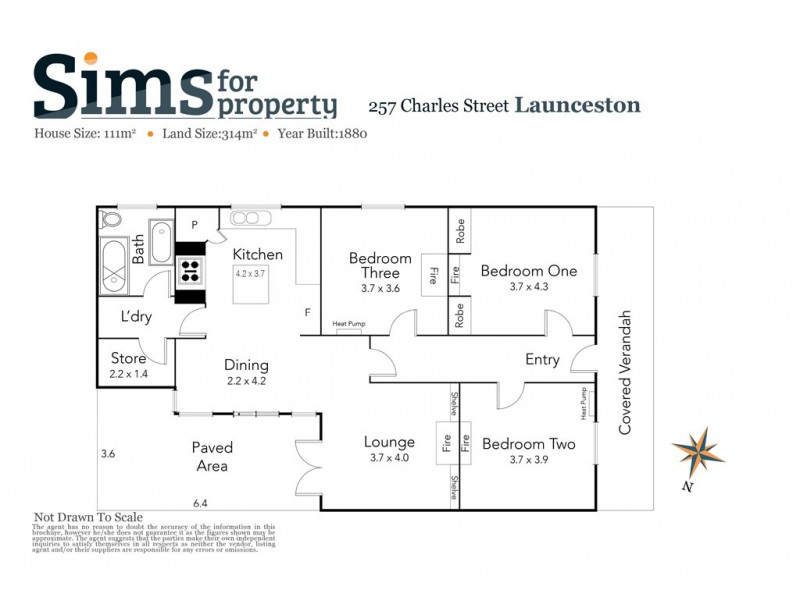 257 Charles Street, Launceston TAS 7250 Floorplan