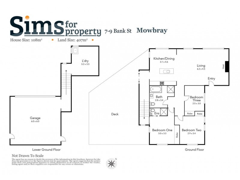 4/7 – 9 Bank Street, Mowbray TAS 7248 Floorplan