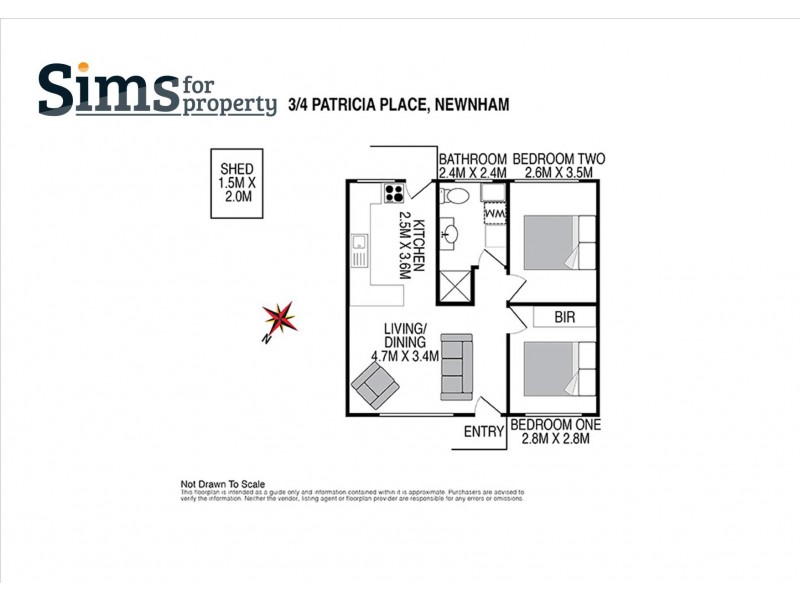 3/4 Patricia Place, Newnham TAS 7248 Floorplan